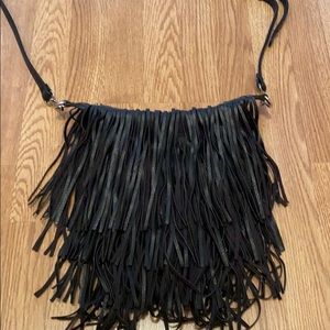 Charming Charlie’s fringe cross body bag
